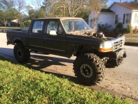 Crew Cab Brown Truck